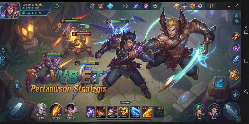 Gameplay seru dalam dunia MOBA yang dinamis.