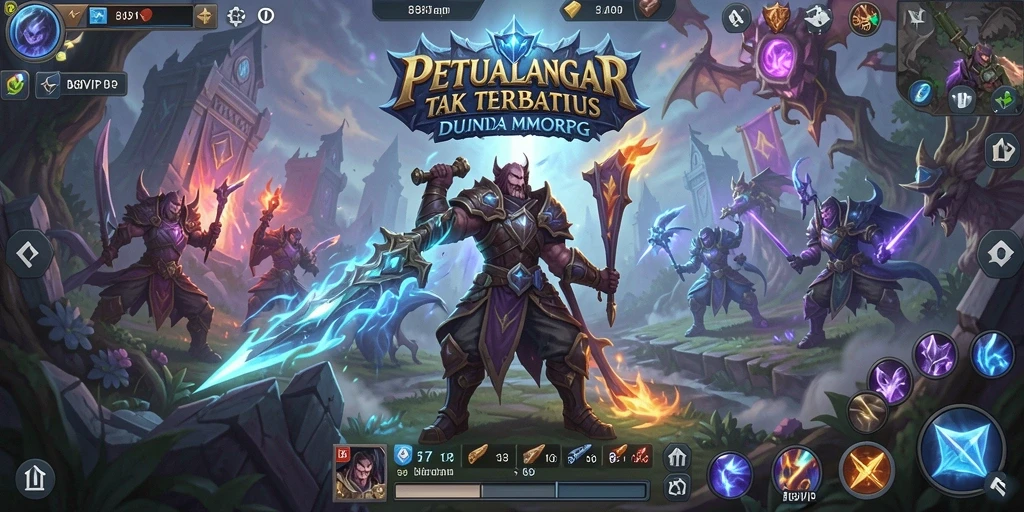 Gameplay MMORPG yang seru dan menantang di B8VIP.