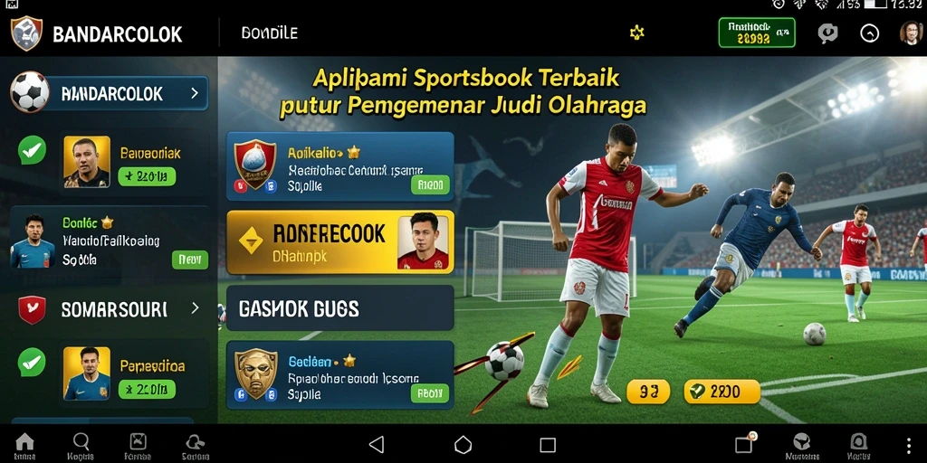 Tampilan gameplay BANDARCOLOK yang mendebarkan dan interaktif.