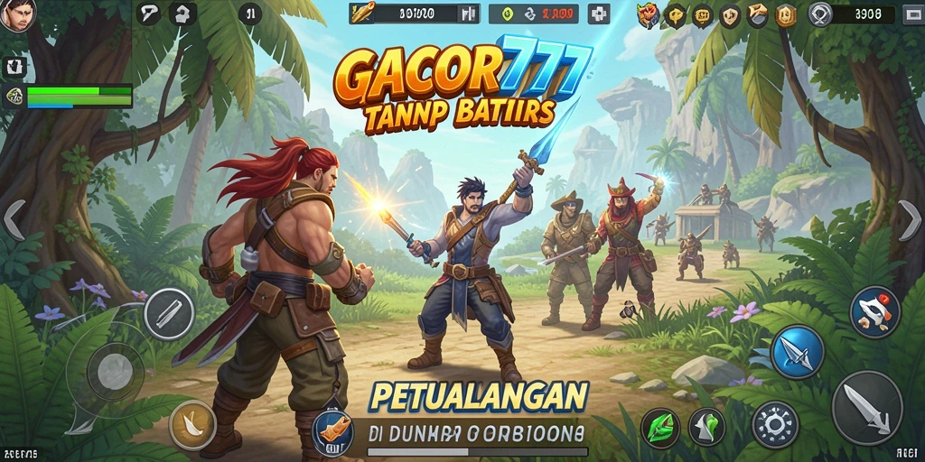 Tampilan gameplay GACOR777 menampilkan dunia Open World yang luas dan interaktif.