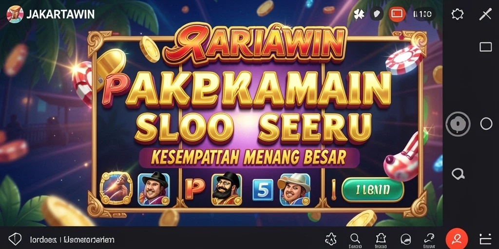 Tampilan gameplay slot yang seru dan mendebarkan di JAKARTAWIN.
