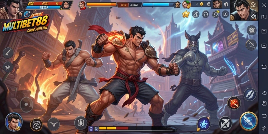 Tampilan screenshot gameplay MULTIBET88 dengan pertarungan yang mendebarkan.