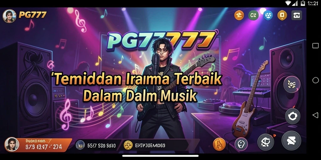 Tampilan gameplay PG777 yang menarik dengan musik yang mengalun.