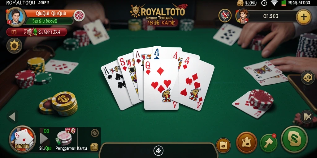 Tampilan gameplay QiuQiu yang seru di ROYALTOTO.