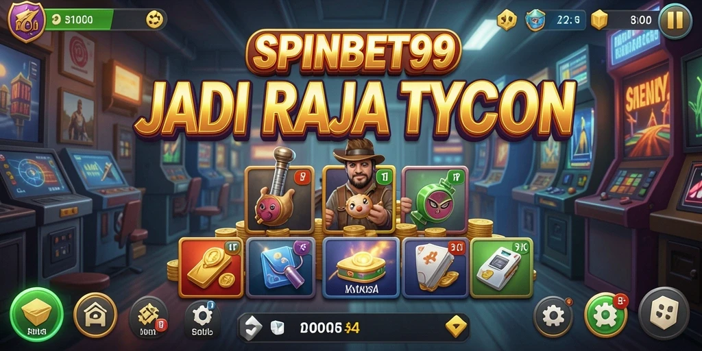 Tangkapan layar SPINBET99 menampilkan pemain mengelola bisnis dengan kreativitas.