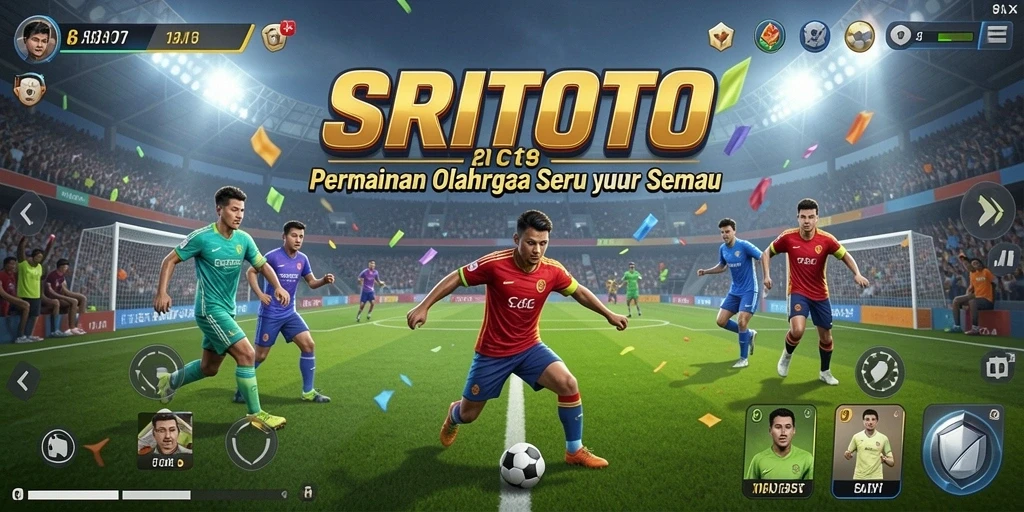 Tampilan gameplay seru di SRITOTO dengan kegiatan olahraga menantang.