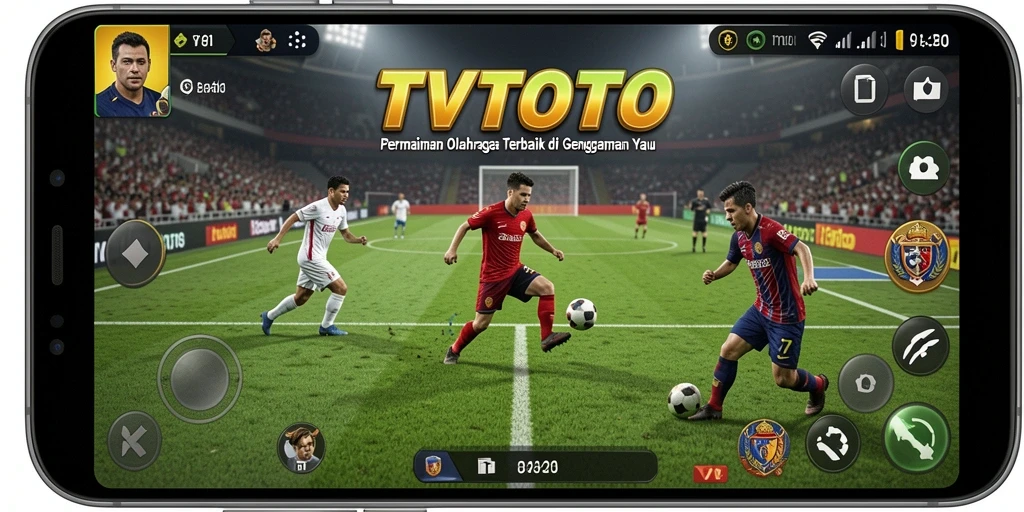 Gambaran gameplay seru dan dinamis dalam TVTOTO.