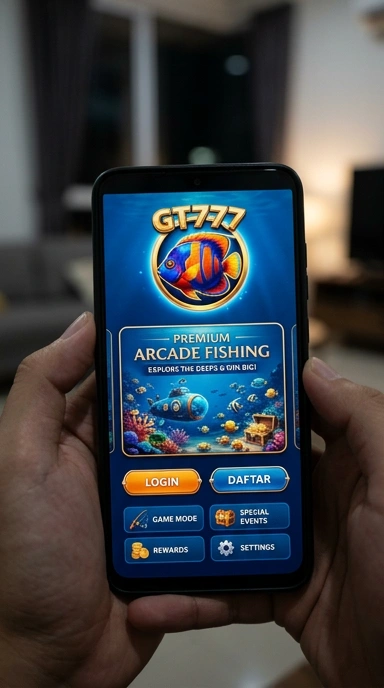 Screenshot antarmuka utama aplikasi gt777.